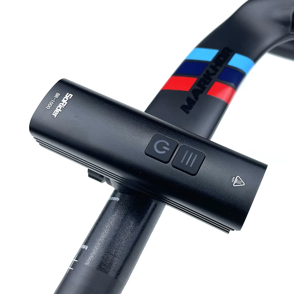 Sorider  Bicycle Light 1000Lumen 4500mAh Bike Headlight Power Bank Flashlight Handlebar USB Charging MTB Road Cycling Highlight