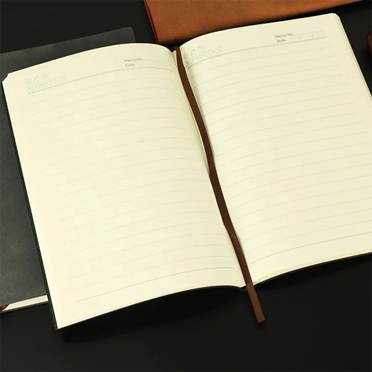 
A4 A5 Logo Custom Journal 2019 Personalized Customized PU leather Notebook Note Book 