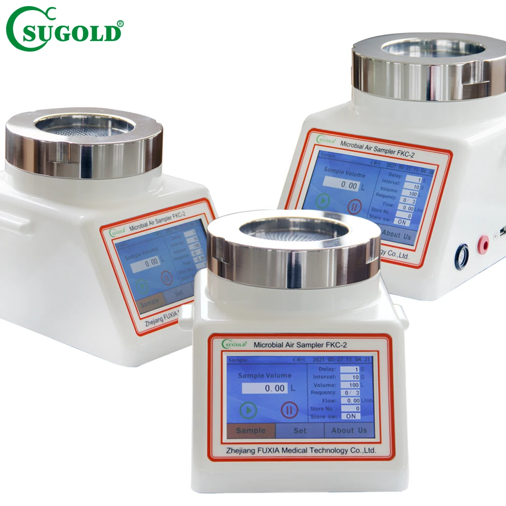 Air biological sampler FKC-2 100L/m  with usb microbial air sampler