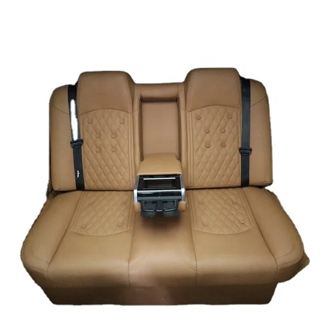 Chinese manufacturers direct selling electric front and back movement three person sofa seats with leg rest for business car