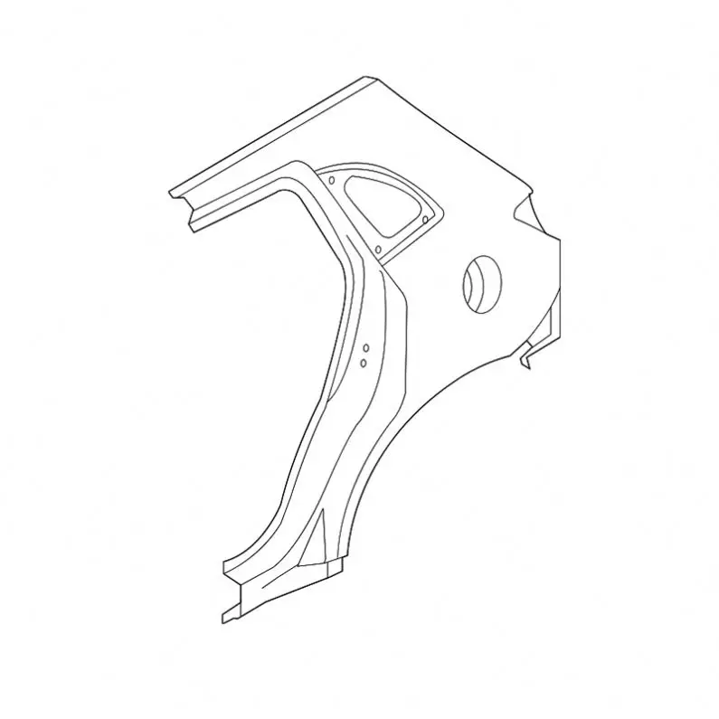 wholesale rear fender quarter panel for MITSUBISHI ASX SERIES 2016 2017