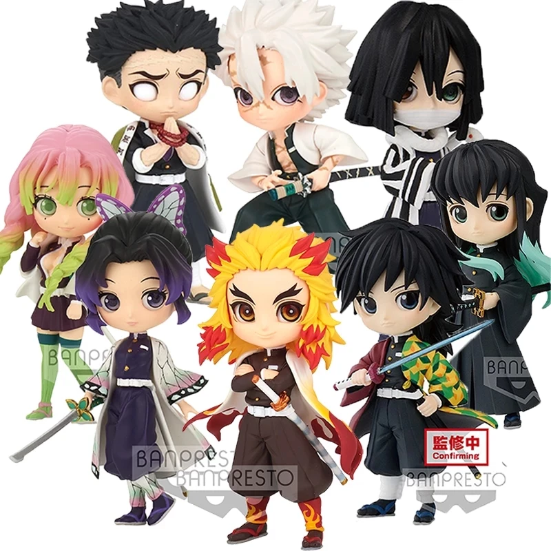 4 Styles Anime Figure Demon Slayer Shinazugawa Sanemi Kochou Shinobu Rengoku Kyoujurou Tomioka Giyuu Action Figures Toys