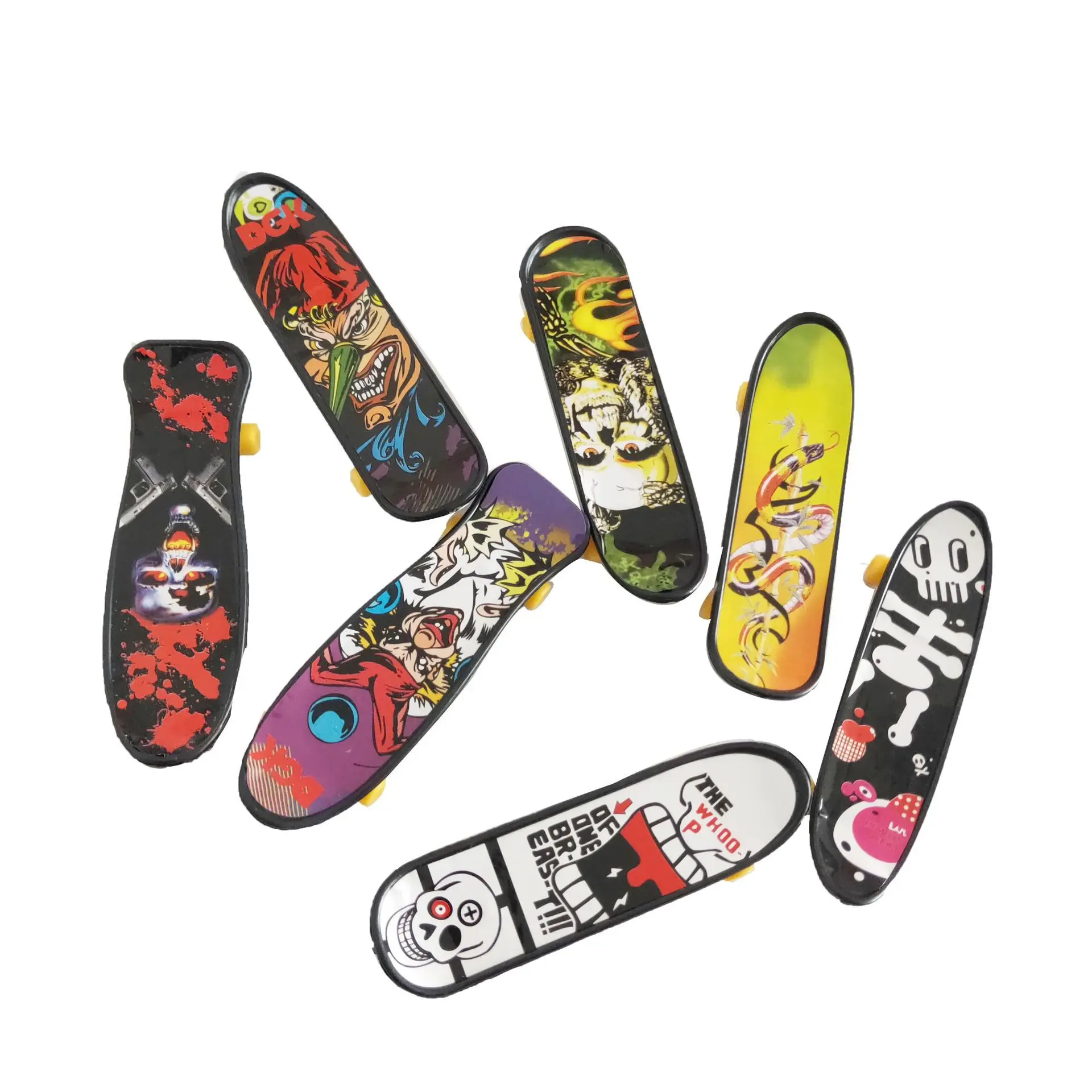 Logo Custom Cheap Plastic Mini Finger Skate Sports Skateboard Fingerboard Toy For Kid Playing