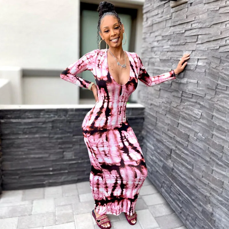  2021 Elegant Casual Dresses Women Clothing Fashion Custom Printed Sleeveless Midi Bodycon Fall Dress