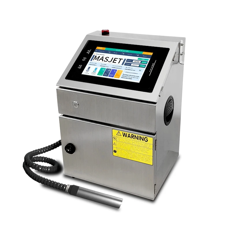 MASIJET Arabic Hot Selling High Quality HD Online Inkjet Printers Validity Shelf Life Encoder Free Ink