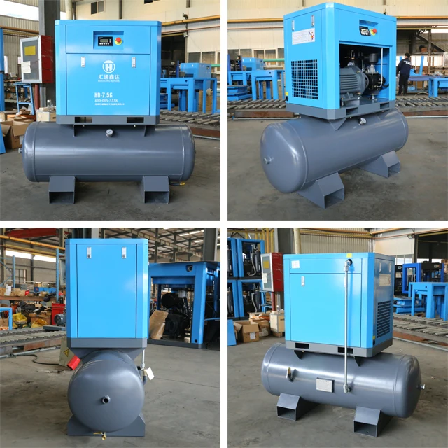 Latest Design Superior Quality Portable No Oil And Gas Pump High Pressure Screw Air Compressors