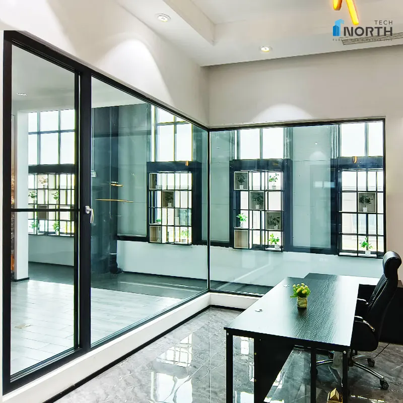 Thin-edge aluminium windows with slimline design