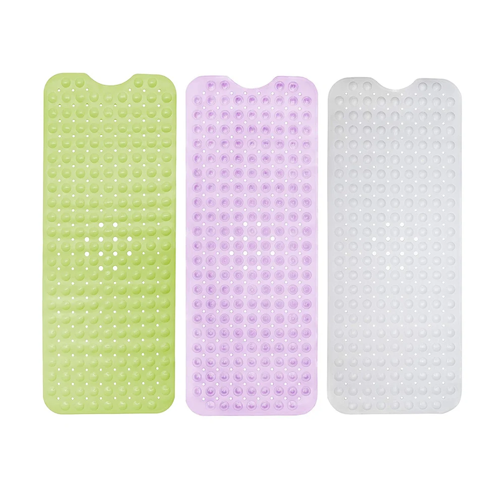 Custom Shape Thickened Absorbent Anti-slip Safety Bathtub Shower Mat Comfy Non Slip Bathmat Strong Suction Bath Mats