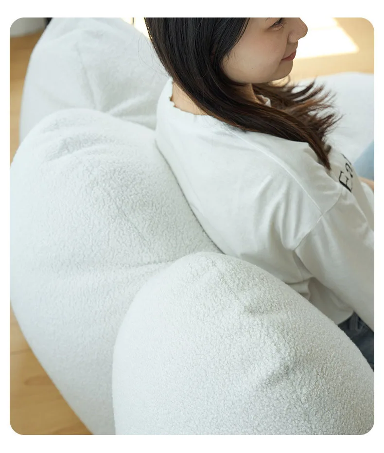 Lovely soft comfortable cloud bean bag with filled bean seat