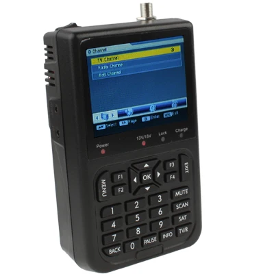 3 5 дюймовый ЖК-экран Портативный satlink ws-6906 Цифровой спутниковый finder метр Часы Бесплатная