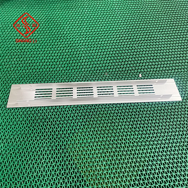 Aluminum Alloy Custom Rectangular Grille  Anosizing CNC Cover Cabinet Wardrobe Vent Cover Grille Plate Air Vent