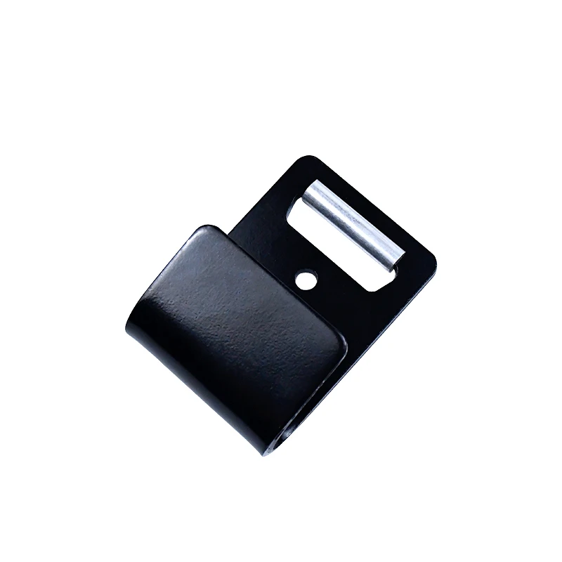 Custom Steel Zinc Plating 2' Flat J Shape Metal Plate Hooks for Cargo Lashing Strap