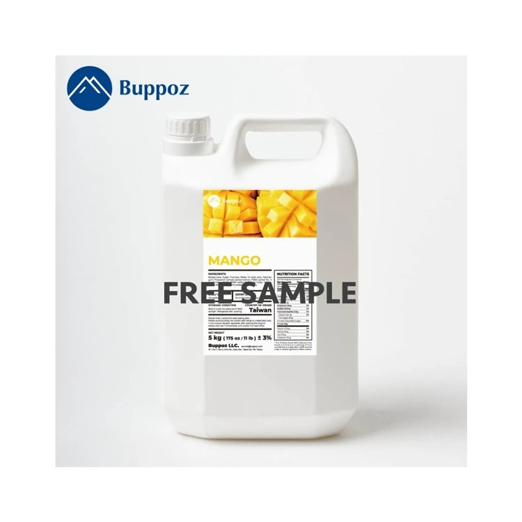 China Popularity Mango Syrup Taiwan Bubble Tea Concentrate Fruit Syrup For Drinks