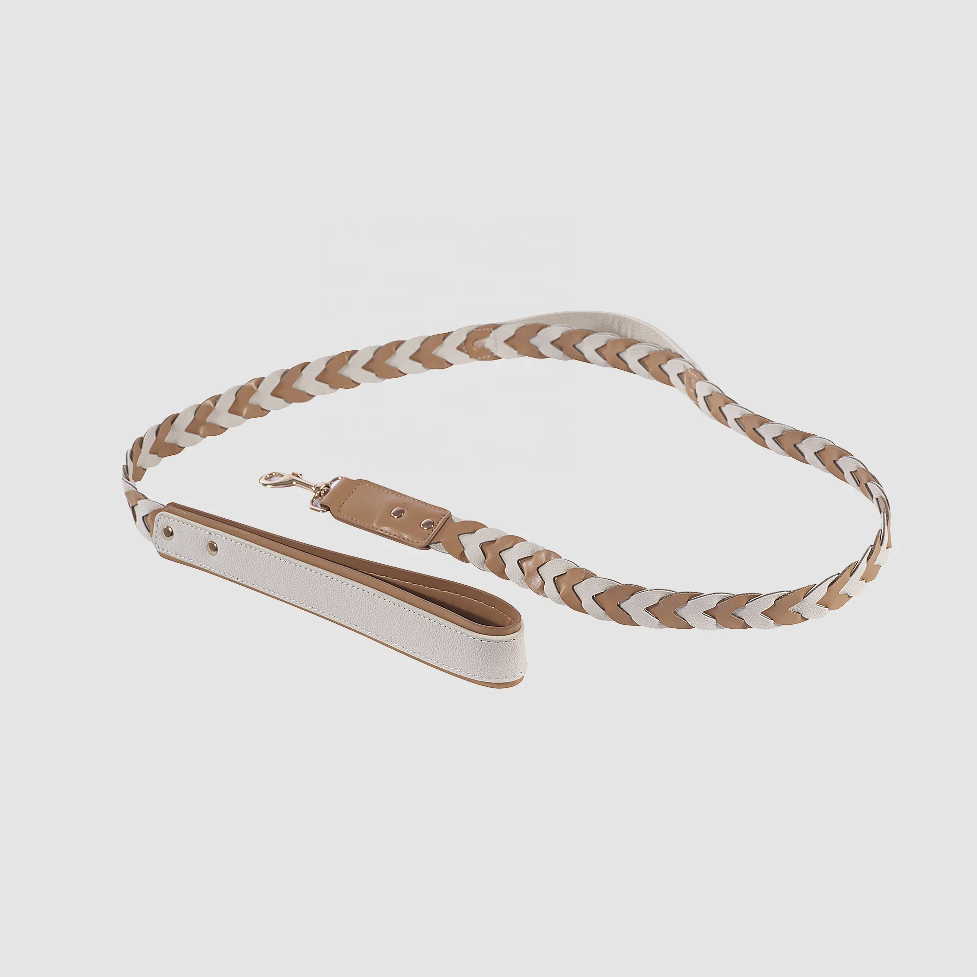 Luxury Dog Harness Dog Leash Adjustable, Easy On-Off Pet leash and Harness set, High quality Faux Leather and Metal Accessories