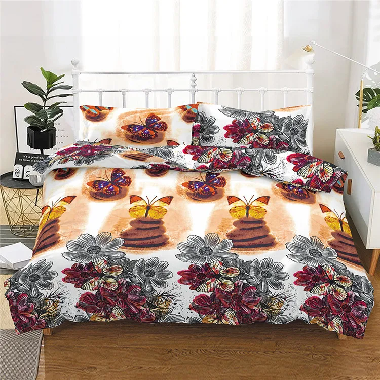 Made in China disperse printing home textile 100% polyester printed fabric