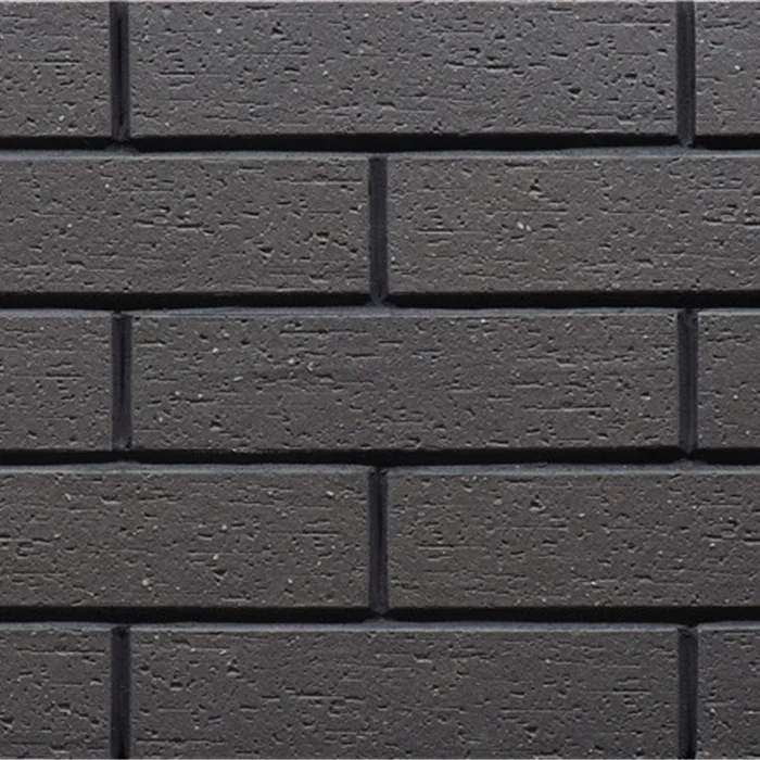 Dark Grey Facade Villa Exterior Stone Wall Cladding Ceramic Exterior Wall Cladding Terracotta Wall Cladding