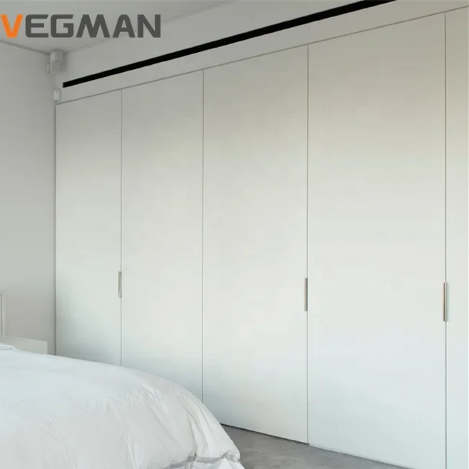 Popular Modern Design Melamine White French Wooden Wardrobe Closets