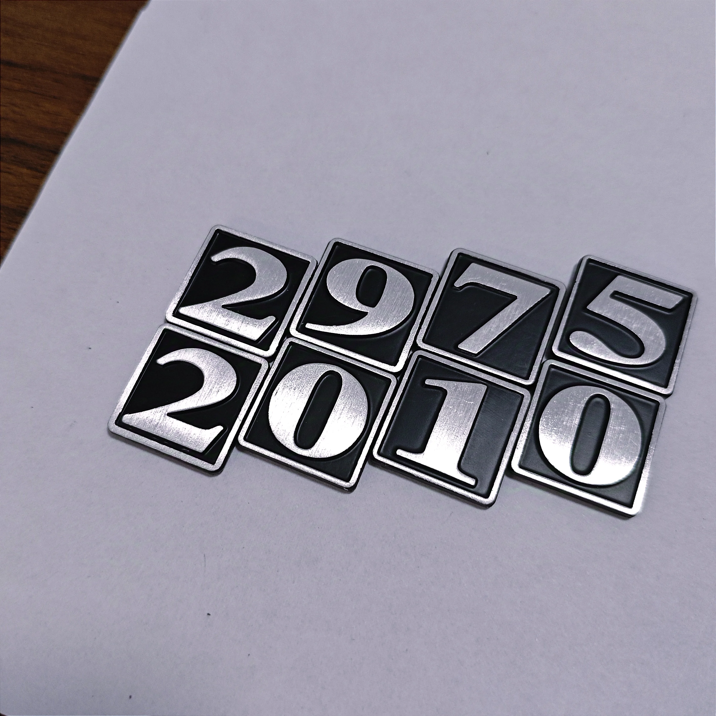 Custom Solid Cut Letters Number Indoor Sign 3D Non-Luminous Metal Sign