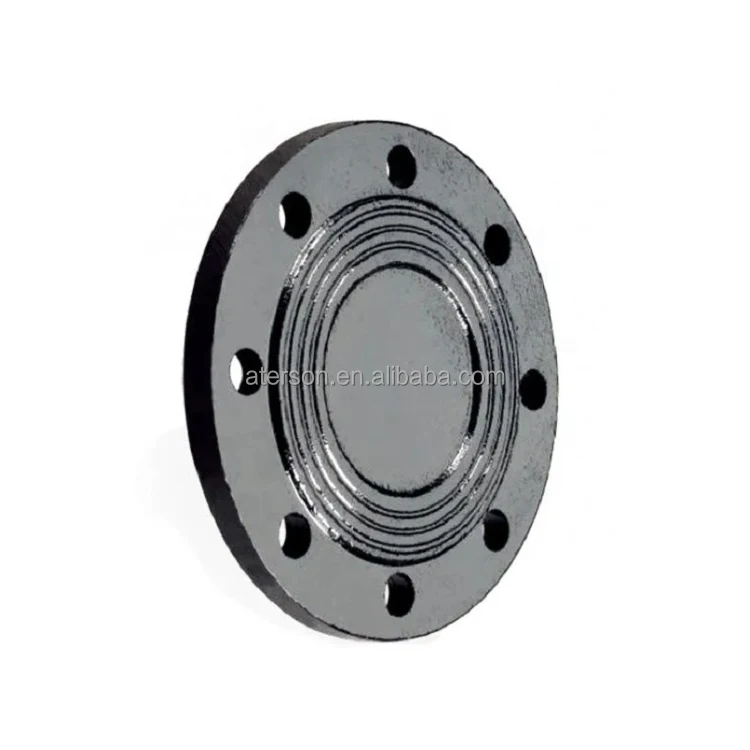 En545 Ductile Iron Cast Iron Pipe Fitting Fbe Coated Black Bituminous Blind Flange (Pn 16)