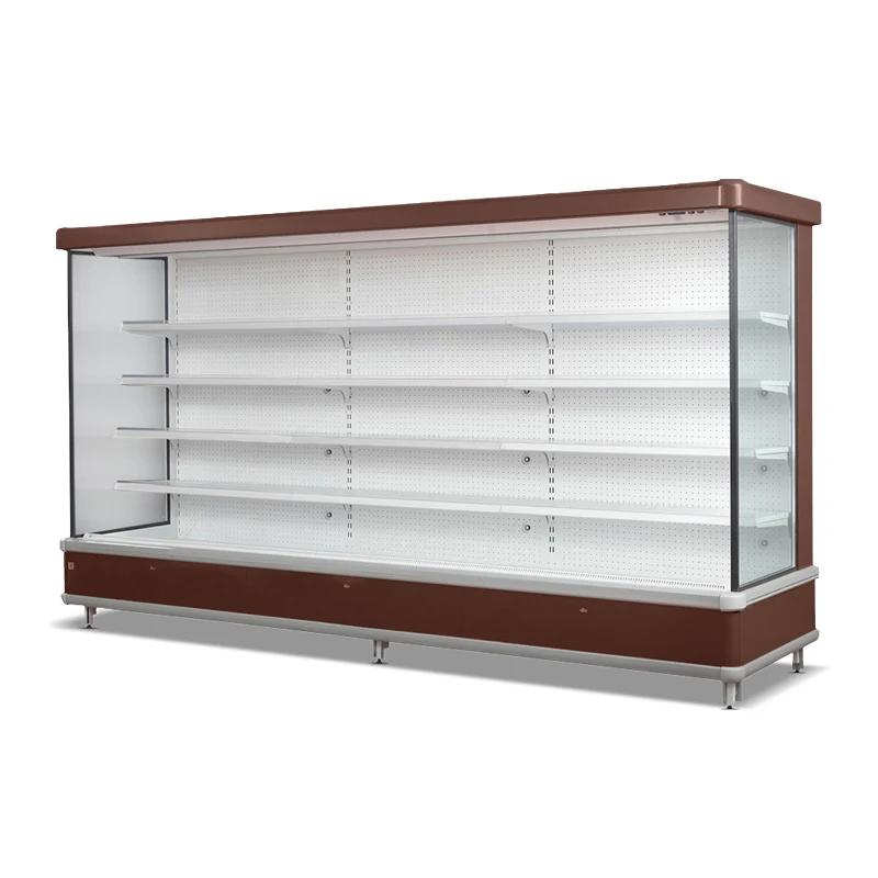Remote Multidecks Open Chiller Refrigerators for Supermarket Display Fridges Refrigeration Equipment
