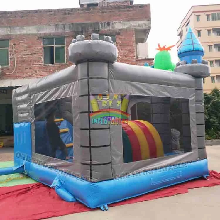 Orient Inflatables Popular 5n1 dragon combo inflatable bouncy castle and slide