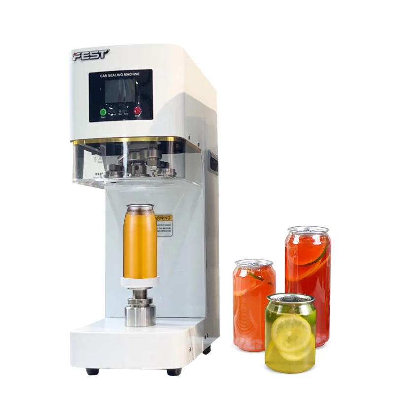 FEST Automatic Electric Commercial Can Sealing Machine Soda Can Sealing Machine