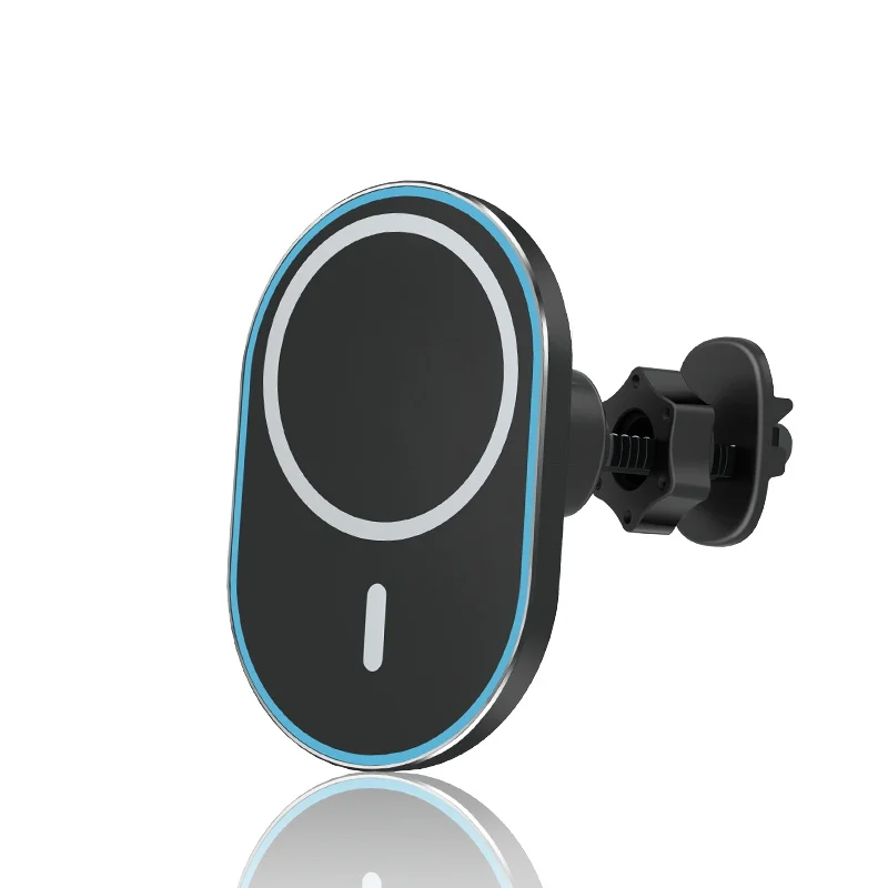 Hand free car strong magnetic resistance absorbed wireless charger phone holder