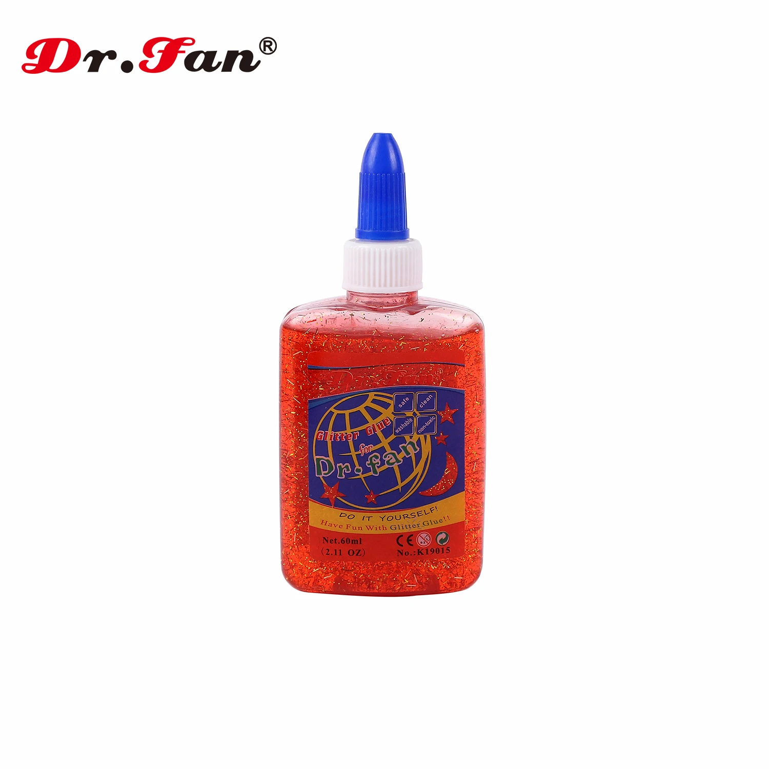
Dr.fan 150ml white liquid Glitter Glue for resin slime charms air compressor parts container 8oz 