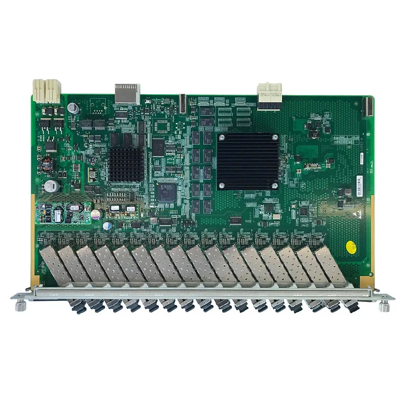 With 16pcs Class C++ Optical Module For C300 C320 gpon olt  8 16 32 port gpon Sfp Ftth Gpon Pon Board Gtgh
