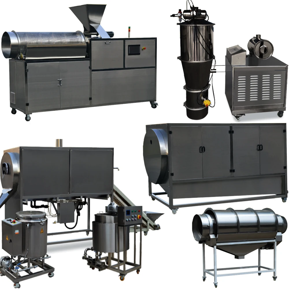 Hot Air popcorn maker automatic commercial popcorn machine production line