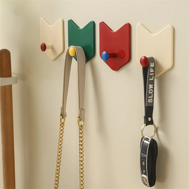 Manufacturer Hot seller Home accessories Self Adhesive Plug Hooks Rabbit Design Plastic Plug Organizer Wire Organizer Key Holder