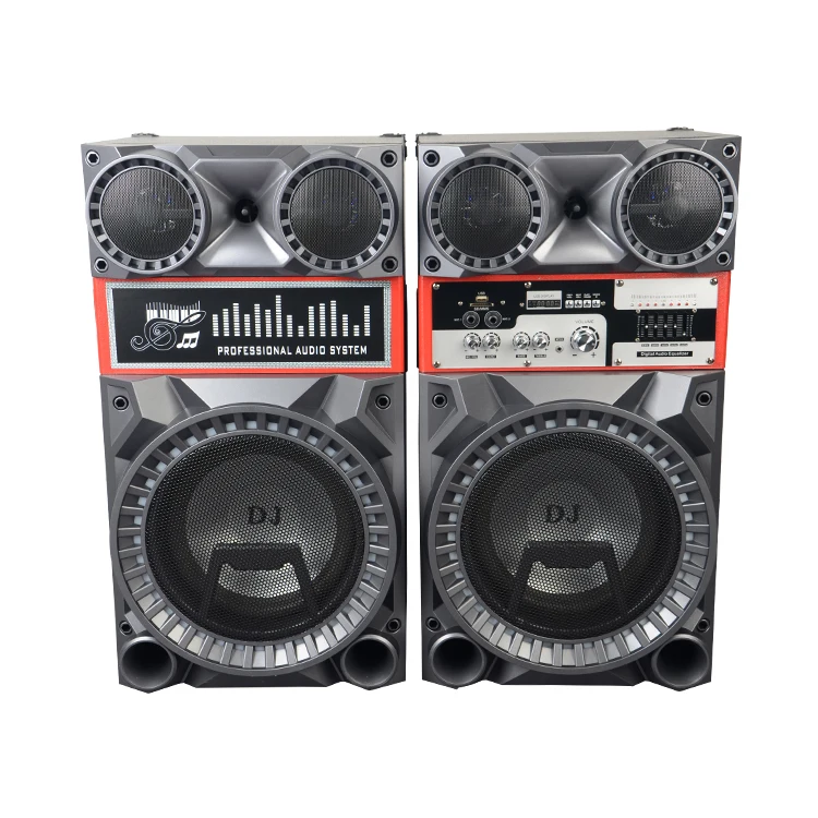 Professional DJ Bass speaker 2.0 active stage speaker home theatre with USB/SD/MC/FM/Remote/EQ