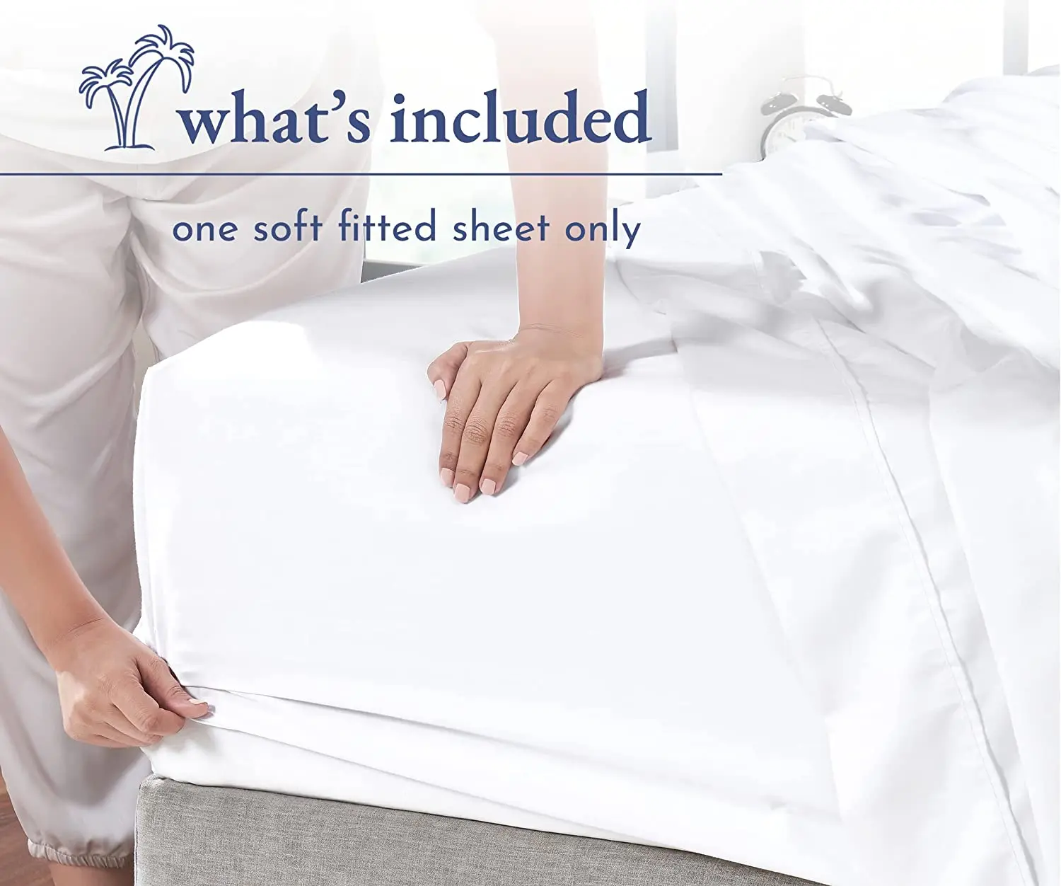 Factory Custom Bed Linens 1800 Thread Count Microfiber Fitted Sheets extra Deep Pocket Fitted Bedsheets