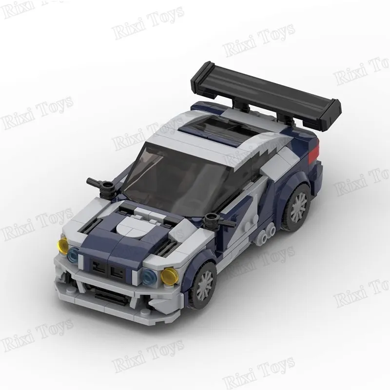 MOC Technic Blue M3 Famous Speed Racing Car NFS Vehicle Model DIY Assembly Toys Bricks Building Blocks Sets