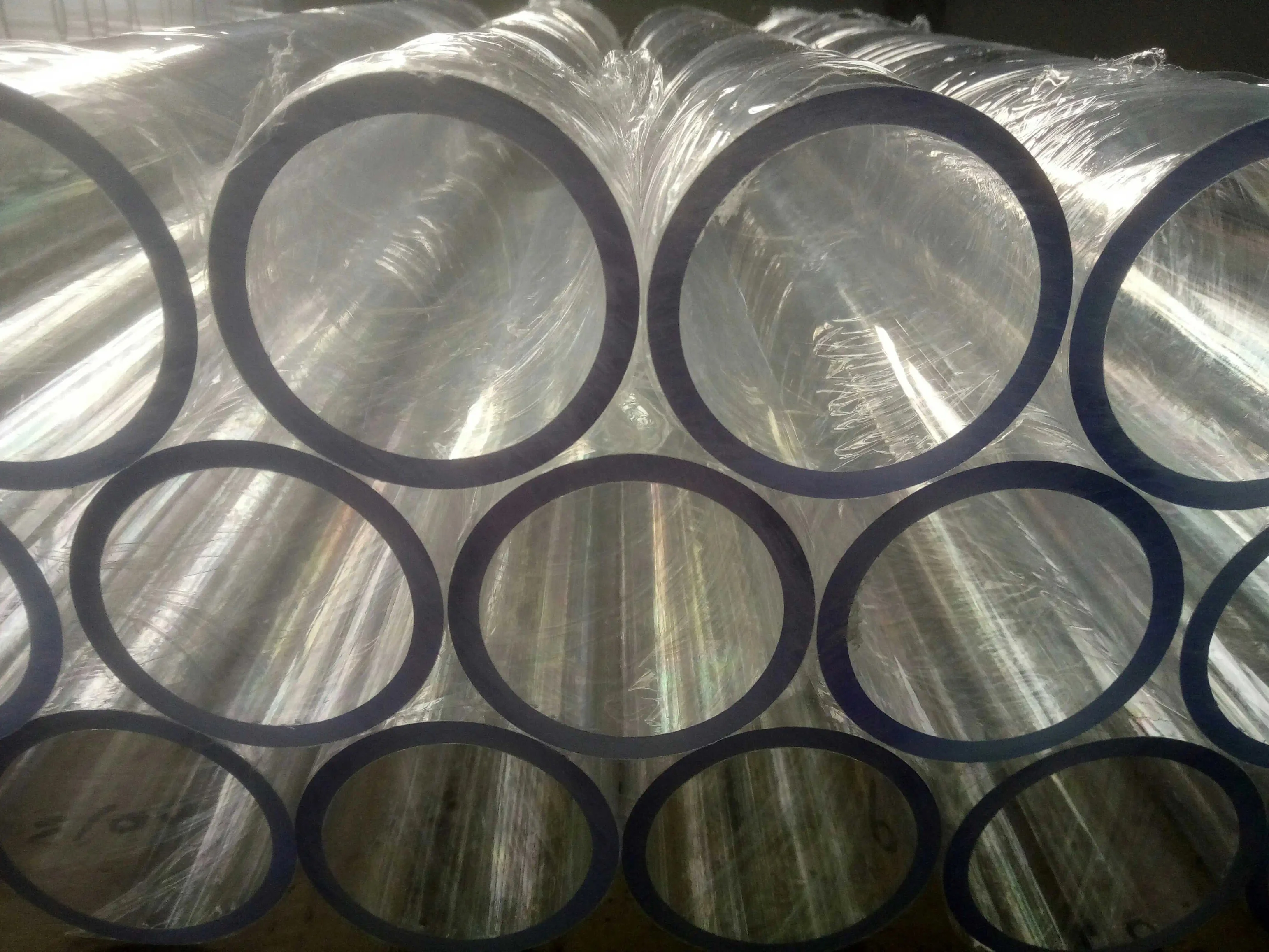 Ning E-Plastics Factory Price Clear Pc Pipe Transparent Polycarbonate Tube Plastic Round Pc Tube