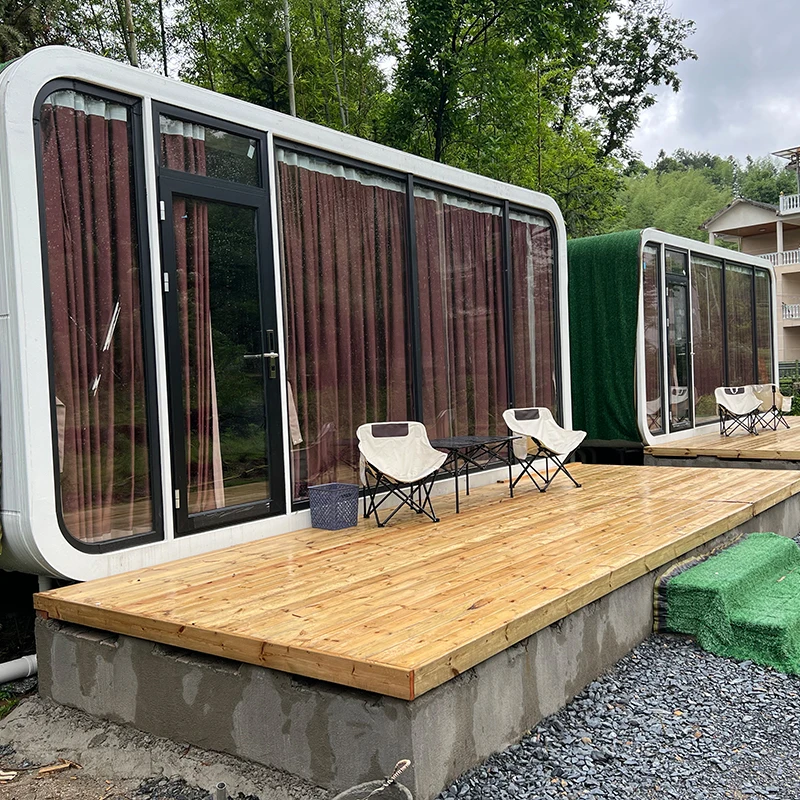 Detachable Mobile Home Manufacturers Modular Luxury House Hotel Bar Cabinet Super Granny Flat Mini Prefab Tiny House