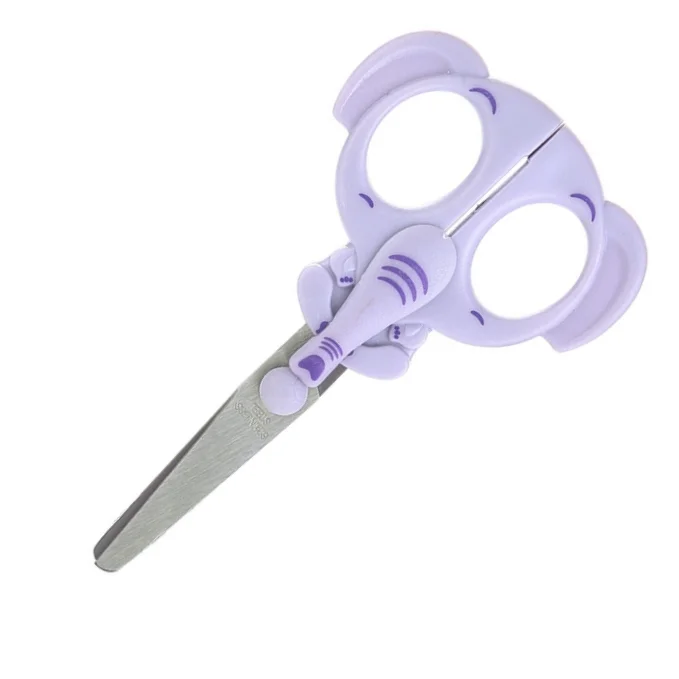 Ножницы для детей милые ножницы животных канцелярские Пластиковые Офисные