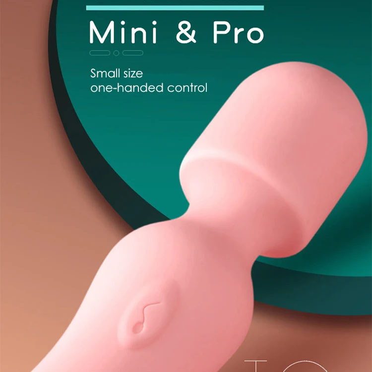 Waterproof Rechargeable Silicone Wand Massager Vibrator For Women Body Massage Vibrator Personal Wand Massager Vibrator