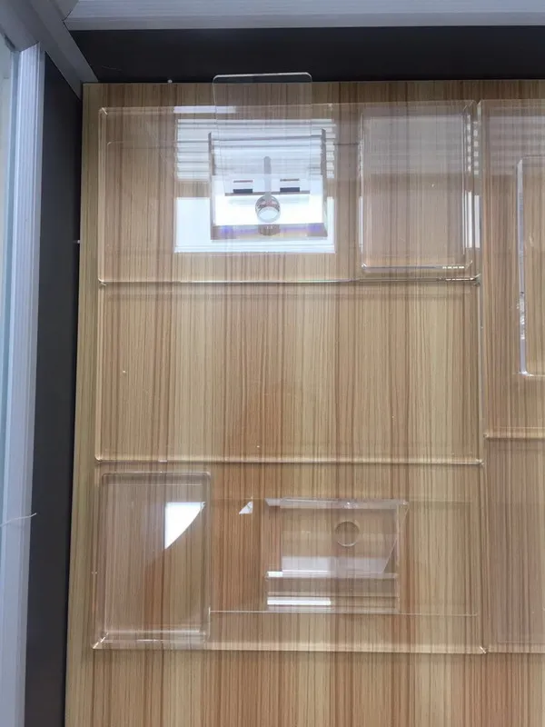 TOYIN Display Rack Supplier Custom LED Acrylic Cell phone Display Stand Holder for Mobile Phone Shop