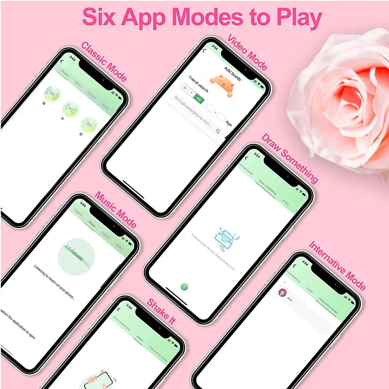 Vulva Jump Egg APP Control Multi Frequency Silicone Waterproof Clit Wearable Vibrating Egg