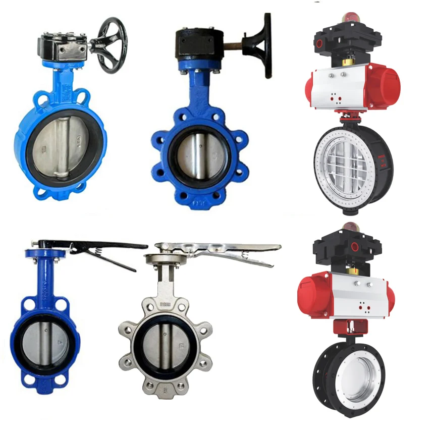 Large Size Pn16 Dn1000 Double Eccentric Flange Butterfly Valve