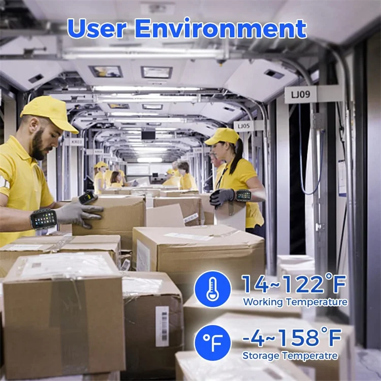 Promotion 2D finger barcode scanner match with wearable tablets BT wireless QR code finger scanner