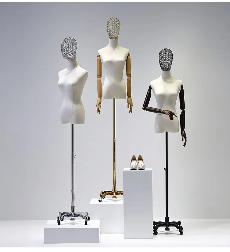 Wholesale Female Mannequin With Wooden Hands