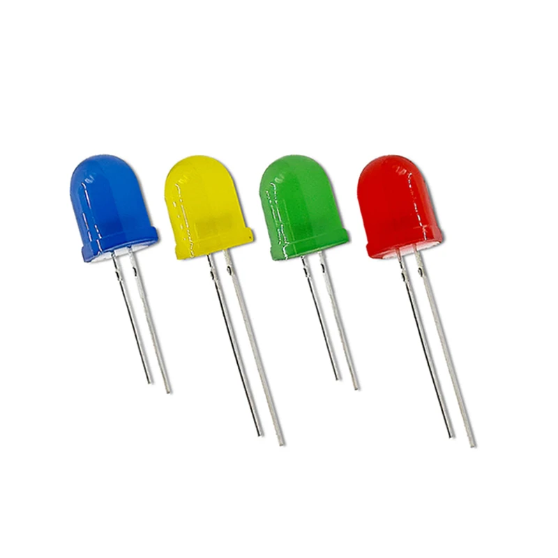 10mm round head color cap red blue yellow green white orange pink purple ice blue golden yellow in-line indicator beads