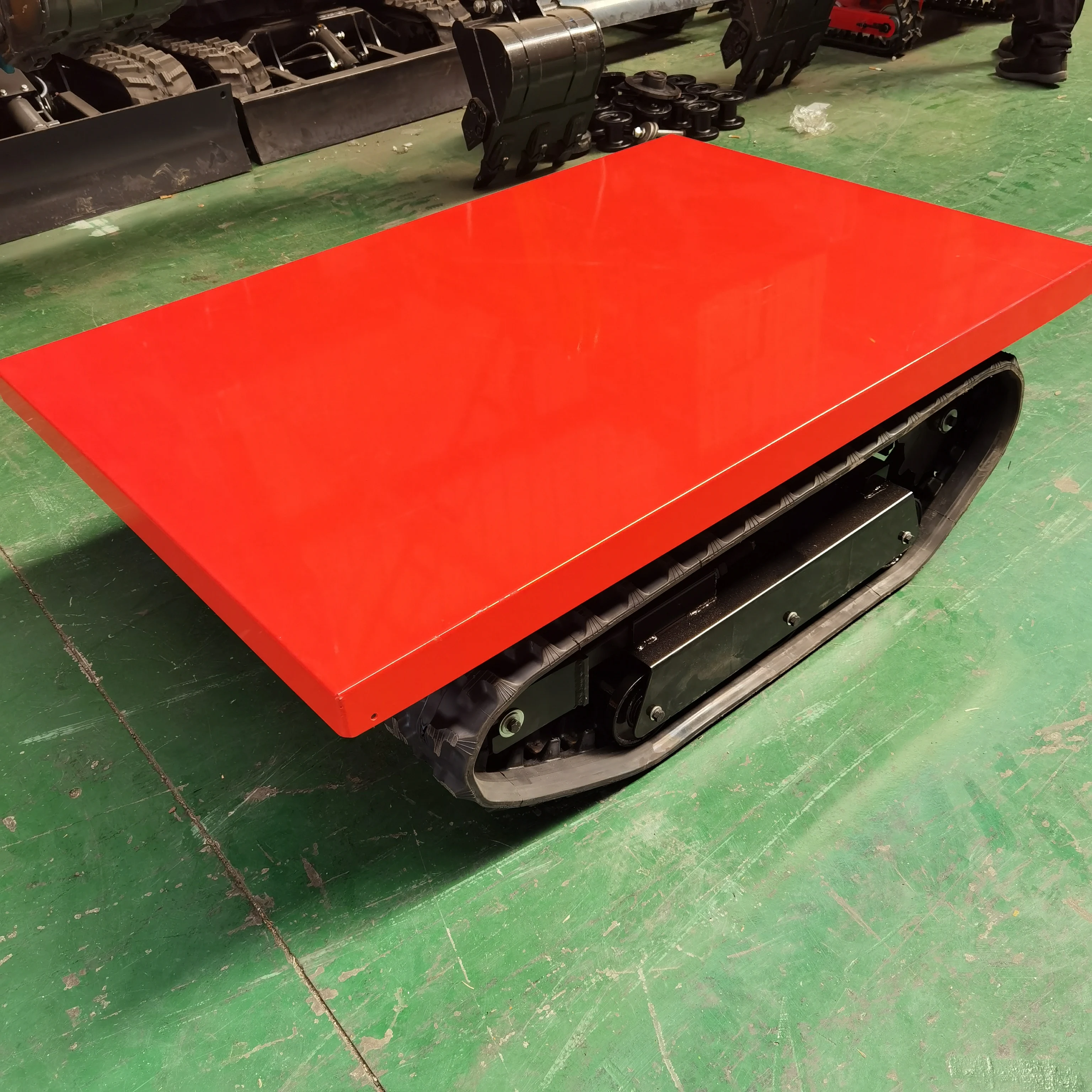 Customized professional crawler chassis tracked carrier remote control  tracked chassis  with CE certification