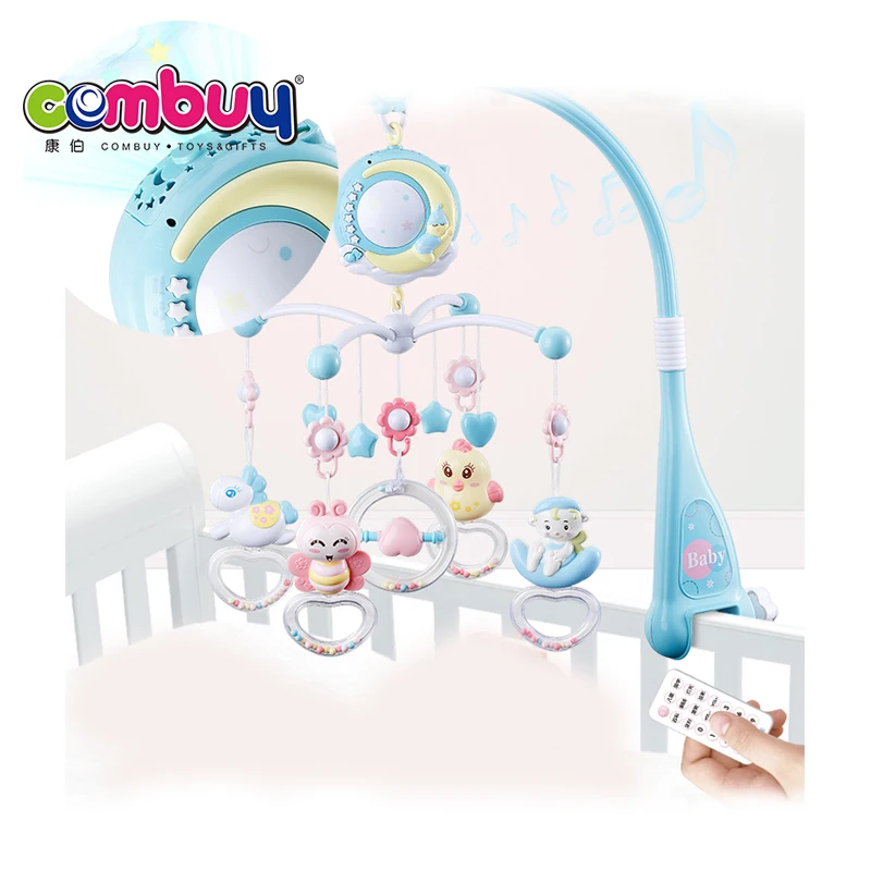 Проекция Луны прикроватное освещение игрушки музыка детская кровать подвесной колокольчик