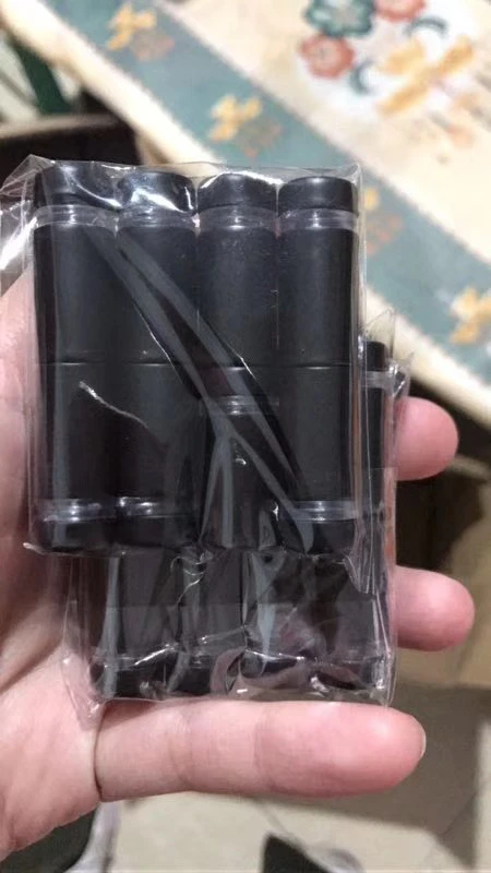 black color led standoffs plastic acrylic push standoffs screws fixing