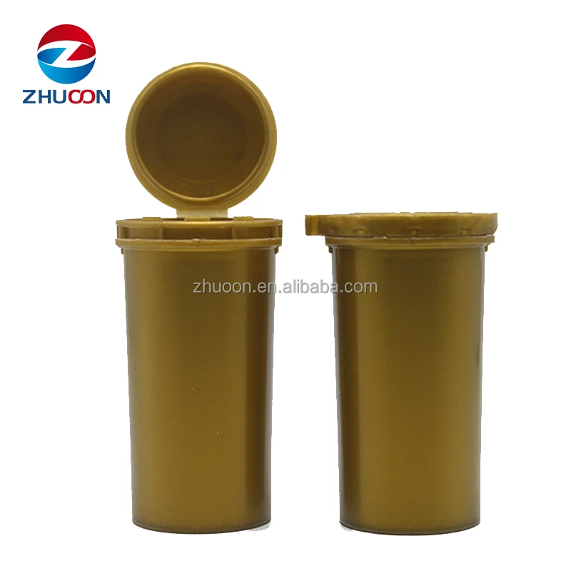 Best Selling Empty Capsule Pill Plastic Squeeze Bottles 13 Dram Pop Top Containers