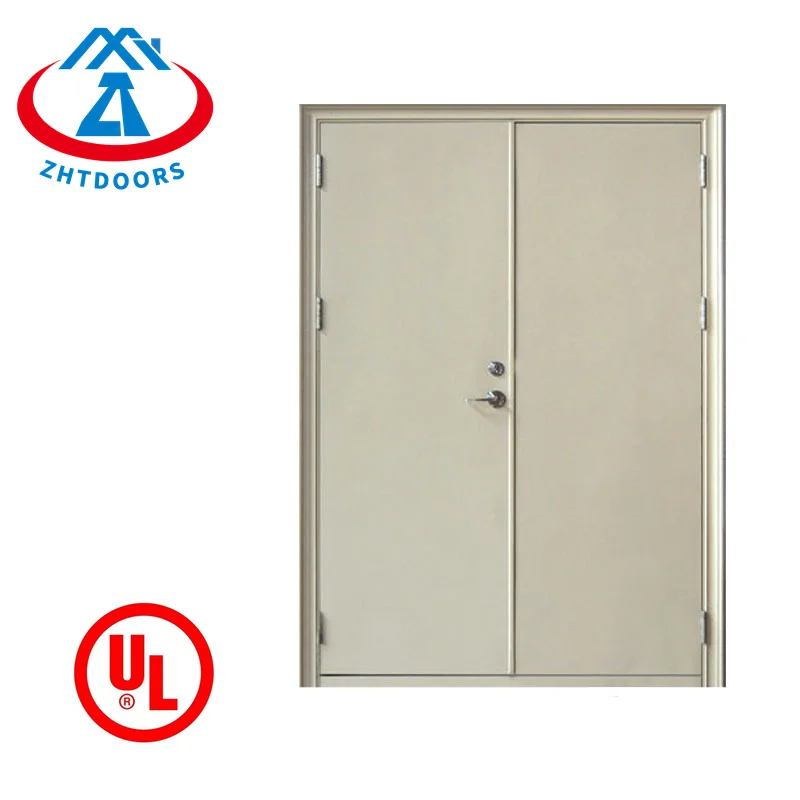 Ztdoors профессиональный ulul одобренный 120 мин утолщенный флаг аварийно-огнестойкие двухстворчатые дверные петли с сигнализацией