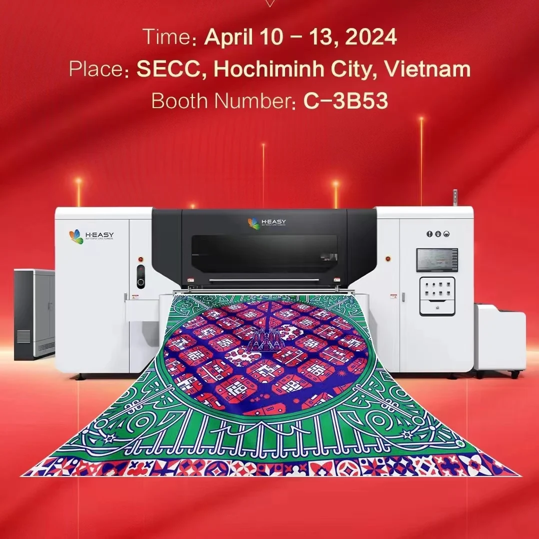 Digital Textile Printing Machine Price With 8 Gen6 Fast Speed Textile Digital Printer for Cotton Fabric